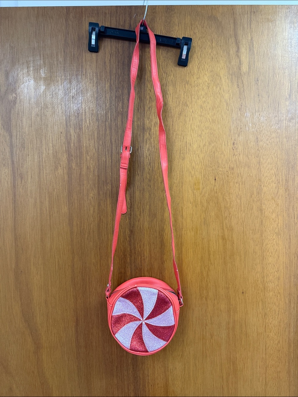 Girls Glitter Peppermint Crossbody Bag